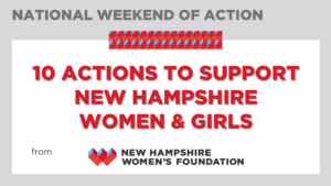 national weekend of action nh actions